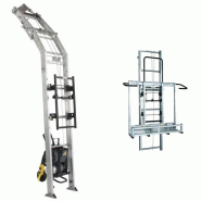 Monte-matériaux alu MAXIAL PREMIUM 175/20 10,5 m avec cadre à plaques horizontal/vertical pour plaquiste/rénovation et solaire - HAEMMERLIN - 312175001+312795601