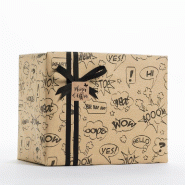Papier cadeau bulles de BD en 0,70x50 m