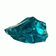 Pierre décorative 150/250 - Verre turquoise - Densité 2.5 ton/m3