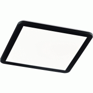 Plafonnier LED 22W IP44 noir mat & acrylique blanc - Trio - Camilla - noir 4017807507782