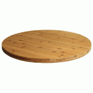 Plateau rond de table intérieur Figari Ø60cm en bambou teinte naturelle