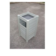 Poubelle cendrier 100L recyclée - PCCEND100 - PolyAl recyclé - Résistante et durable_1