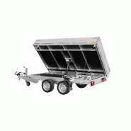 Remorque benne - 3,06 x 1,84m - 2700 kg - saris k3 306 184 2700 2e électrique tribenne_0