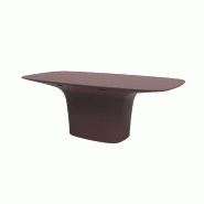 Table design in & out UFO - grenat