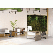 Table ronde plateau bois Duo Table ronde plateau bois Duo