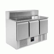 Vaiotec EASYLINE Pizza-Salade 700 / 3 fois - avec 3 portes - argenté inox 10022