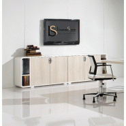 Armoire basse série Open - Mobel Linea - Blanc