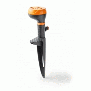 Arrosseur circulaire 4 zones mini driver sur piquet - orange