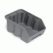 Bac DUETTO 28 litres plastique gris