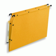 Boîte de 25 dossiers suspendus Ultimate A4, fond V, en kraft jaune - 3362949904977
