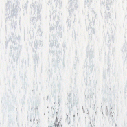 Chemin de table neige argent 28cm x 3m