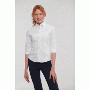 Chemise fittée femme manches 3/4 - Réf: RU946F Chemise fittée femme manches 3/4 - Réf: RU946F
