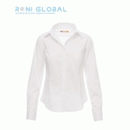 Chemise de travail femme manches longues - coupe slim, stretch coton, polyester et élasthanne - Image Lady Payper_0