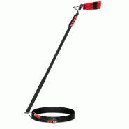 Lave vitre télescopique 175 à 720 cm brosse 35 cm aluminium pu pp nylon mousse noir rouge 14_0009230 - rouge aluminium 3000221516783