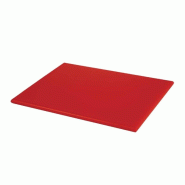 Petite planche à découper haute densité rouge | Hygiplas - HC866
