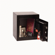 Phoenix Safe Coffre-fort Compact Home Office, 4 litres, dim. Intérieures : 228 x 120 x 168 mm - noir métal SS0721E