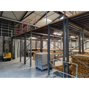 Plateforme de stockage sur rayonnage d'une  capacité de 250 Kg/m² jusqu'à 1000 Kg/m²   selon vos besoins