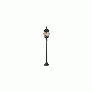 Potelet Extérieur LED 1xE27, max 60W, IP44, noir Mat - Trio - Elvo - noir 4017807543834