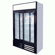 Romux® Professional Vitrine Réfrigérée MA 2 Portes Coulissantes 600 Litres Ventilées | Vitrine a boissons | Réfrigération Verticale Positive -