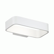 ROSSINI ILLUMINAZIONE Applique Led Klaus 8W 3000K Ip54 En Aluminium Blanc - Design Minimaliste Moderne Pour L'Extérieur Et L'Intérieur - Groupe Ross