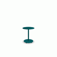 Table de café ronde 60x60 BOLT - turquoise