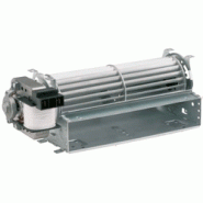 Ventilateur tangentiel aluminium - 1 turbine - longueur 180 mm - diamètre 60 mm