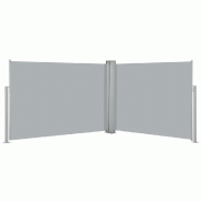 VidaXL Auvent latéral rétractable Anthracite 120 x 1000 cm Modèle Titan Marine Pro - noir 48480