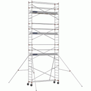 Échafaudage roulant aluminium AL 300 version standard - Hauteur de travail : 8,90 m - DUARIB - 613917 Échafaudage roulant aluminium AL 300 version standard - Hauteur de travail : 8,90 m - DUARIB - 613917
