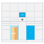 Casiers intelligents pour agences de transport - gestion de colis très grands - réf Porte H70