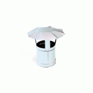 Chapeau pare-pluie polyfeu - Ø 150 mm - SPLUS - 2131150 Chapeau pare-pluie polyfeu - Ø 150 mm - SPLUS - 2131150