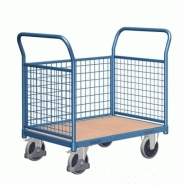 Chariot 3 dossiers grillagés Chariot 3 dossiers grillagés