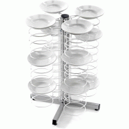 Colonne porte-assiettes, capacité 48 assiettes ø 180-240 mm 600x600x830 mm - VIRTUS - 0615402485746