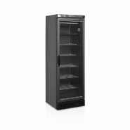 Congélateur vertical de vitrine noir L.595mm 1 porte TEFCOLD