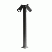 Gea Luce Borne D'Extérieur Ges1123 Structure En Aluminium Moulé Sous Pression Raccordement Gu10 Ip65 Anthracite - Gealuce - gris GES1123