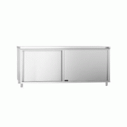 GGM Gastro Meuble bas inox central P 600 mm avec portes - 4063326064572 GGM Gastro Meuble bas inox central P 600 mm avec portes - 4063326064572