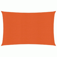 Helloshop26 - Voile toile d'ombrage parasol 160 g/m² orange 2,5 x 3,5 m PEHD 02_0009230 - orange 3000498747767