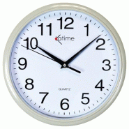 KATIME Pendule à quartz - murale - D : 26 cm - coloris assortis - 035-1056627