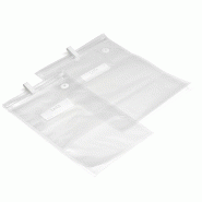 Laica - 20 sacs réutilisables 10U 22x34cm et 10U 26x34cm - transparent multi-matériau LA330