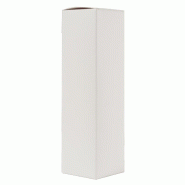 Lot de 10 étui à bouteille en carton blanc mat 7,5 x 7,5 x 30,5 cm - blanc en carton BBBM30575 Lot de 10 étui à bouteille en carton blanc mat 7,5 x 7,5 x 30,5 cm - blanc en carton BBBM30575