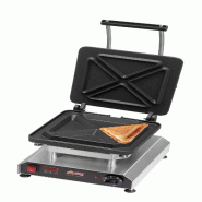 Neumärker® Pocket Snack Maker Thermocook® incl. Plaques interchangeables Pocket Snack (aluminium) - inox 12-40801-30AL