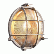 Nordlux Applique murale luminaire POLPERRO  Brass Nickel H.  IP64 -Extérieur - gris 5701581464582