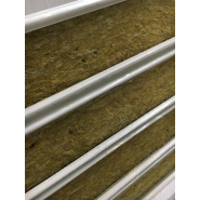 Panneau thermique laine de roche sur-mesure, répondant aux contraintes « sécurité incendie », utilisé en intérieur pour la réalisation d'enceintes exposées à de forte chaleur (cuisines, laboratoires ) - COLDKIT PORTISO