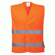 Portwest Gilets Double bande Orange S/M - S/M orange multi-matériau 5036108160969