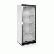 Réfrigérateur vitré gn2/1 605 litres extérieur blanc porte aluminium - PUR600G