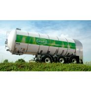 Remorque citerne - vanhool - transport du lait rmo