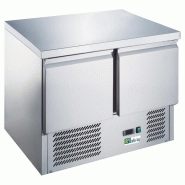 Saladette 2 portes 240 l int/ext inox/dos galvanisé série star AFI