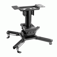 VALUE Support robuste pour projecteur, fixation sous plafond, jusqu'à 45 kg, noir_0