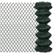 Vidaxl clôture à mailles losangées acier 1x15 m vert 140344 Vidaxl clôture à mailles losangées acier 1x15 m vert 140344