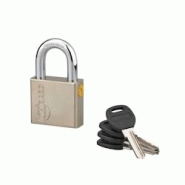 Cadenas à clé Quadra, acier, chantier, anse acier, 50mm, 4 clés - THIRARD - gris 3150260955200 Cadenas à clé Quadra, acier, chantier, anse acier, 50mm, 4 clés - THIRARD - gris 3150260955200