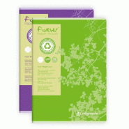 Calligraphe Lot de 10 Cahier Forever A4, 96p./48 feuilles 70 g/m² piquées, quadrillé 5x5, coloris assortis - 3210330171258